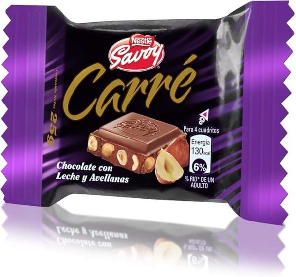 Chocolate Carre Mini Morado(Roxo) - 25g